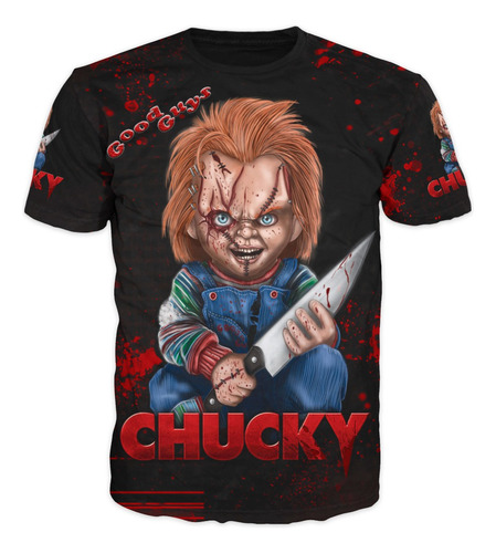 Camiseta Chucky Chuky Película Clásico Terror Niños / Hombre