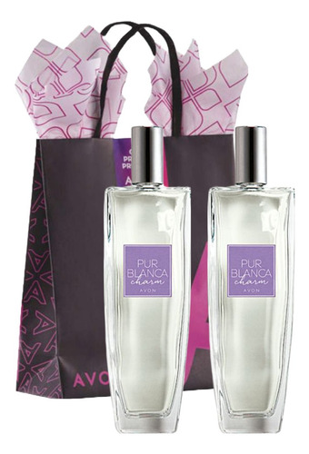 Kit Avon Pur Blanca Charm Colônia Desodorante 75ml - 2 Un.