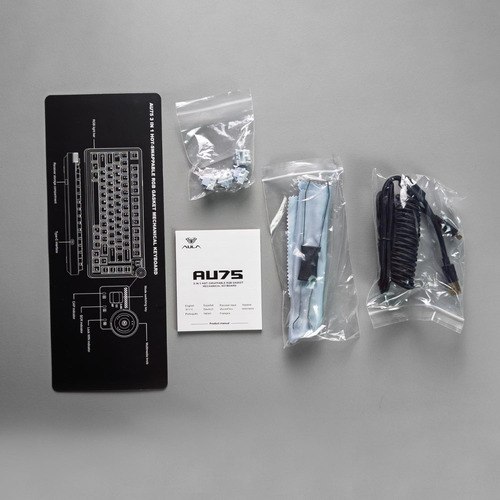 Teclado Mecánico Aula Au75 75% Usb-c/bluetooth/2.4ghz Rgb
