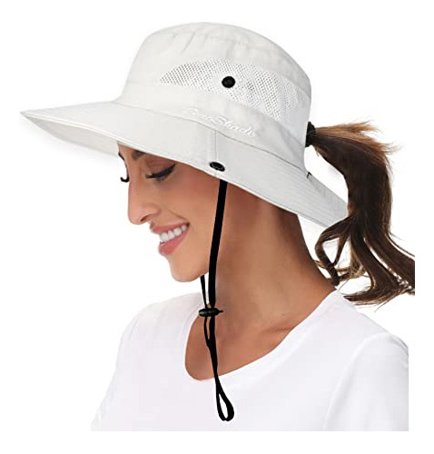 Sombrero De Sol Para Mujer, Cubo De Protección Solar Safari,