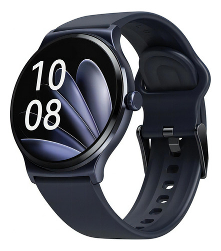 Haylou Solar Lite Smartwatch, 1,38’’ Gran Pantalla a Color, Bisel Circular Metálico, Bluetooth 5,3, Ip68, Control Táctil y Botón Lateral, Azul Oscuro