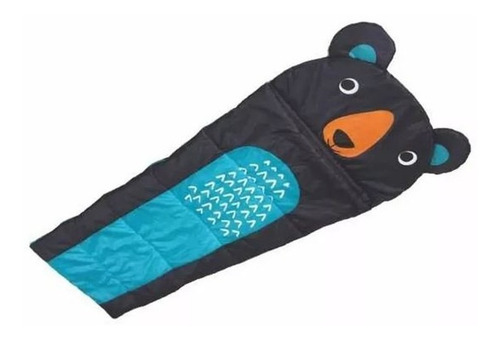Imagen 2 de 7 de Sobre De Dormir Para Niños Oso + Linterna Minero Safari