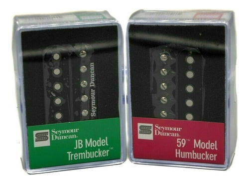 Guitarra Dual Coil New Black Pickup/jb Tb-4 Y 59 Sh-1n