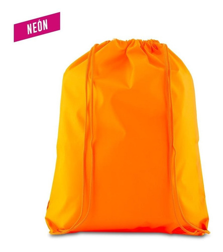 Tula Sporty Bag Sencilla Neón En Lona Poliéster 210d
