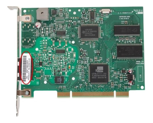 Placa Fax Modem Pci Pro 56k V.92 Usrobotics Usr5610b Em 12x