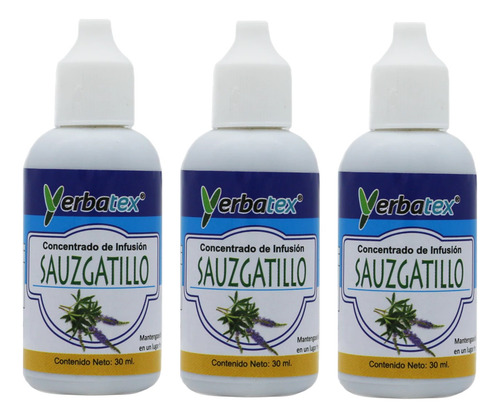 3 Té De Sauzgatillo En Gotas 30ml