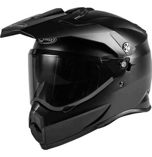 Casco Todoterreno Gmax At-21 Adventure (negro Mate, Extragra