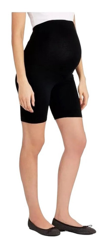 Calza Short Embarazo Ciclista Maternal Lycra Silvana Sbb2 