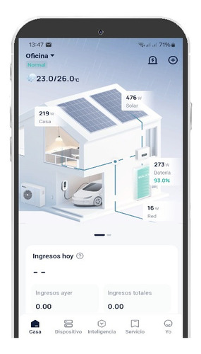 Kit Solar On Grid Trifásico 15kw 2400kwh/mes Inyección Cero