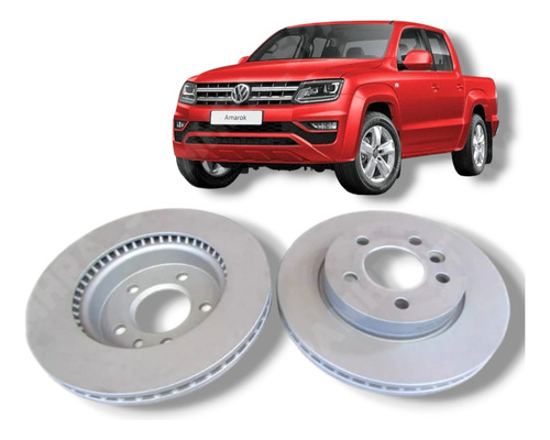 Disco Freno Delantero Volkswagen Amarok 2012-2017 Par