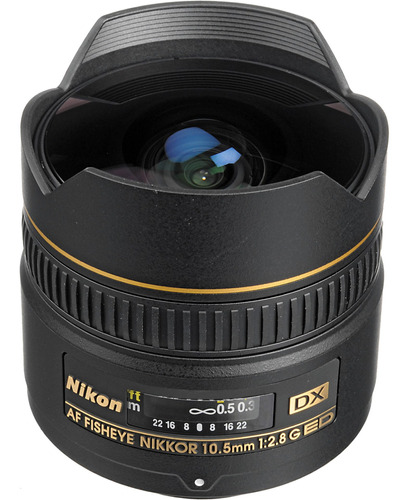 Nikon Af Dx Fisheye-nikkor 10.5mm F/2.8g Ed Lente