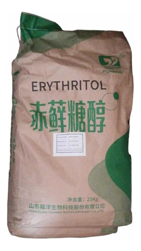 Eritritol Puro 25 Kg Bulto Erythritol Endulzante Natural 