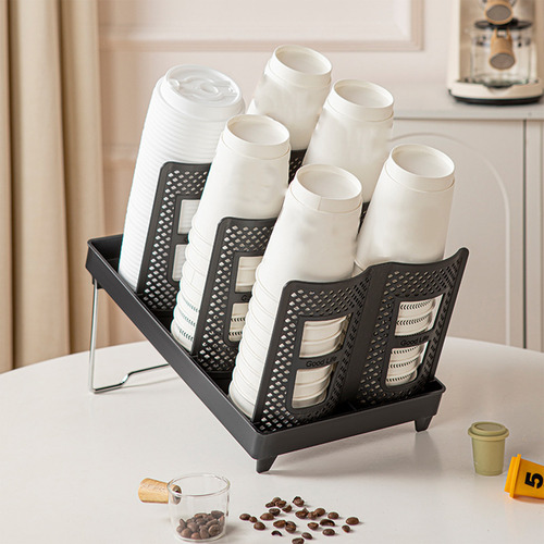 Portavasos Con Soporte Para Tazas Y Tapas, Vasos Desechables