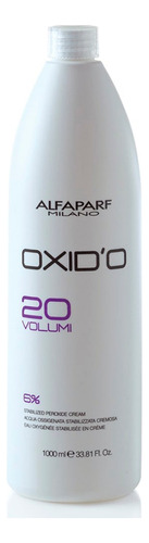 Kit Descolorante Alfaparf Milano  Oxidante tom branco para cabelo