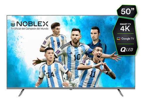 Smart Tv Noblex Dr50x9500pi 50 pulgadas QLED 4k Black Series Con Google Tv