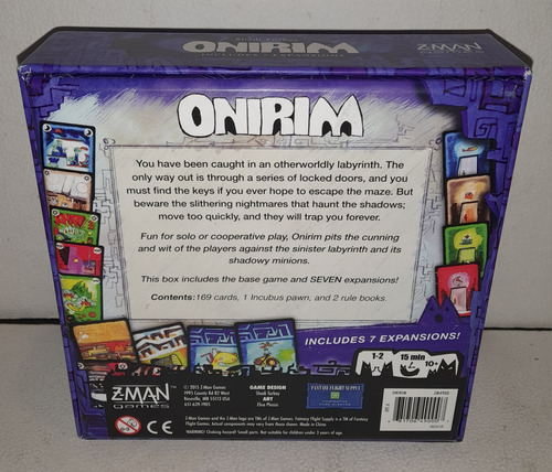 Onirim Juego De Mesa Zman Games (Usado)