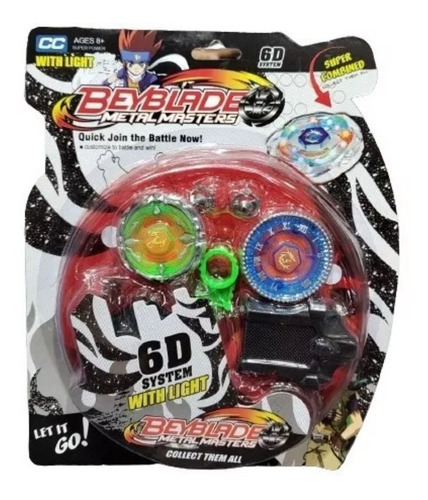 Imagen 3 de 10 de Pista Bey Blade Metal Masters Con 2 Trompos 6d