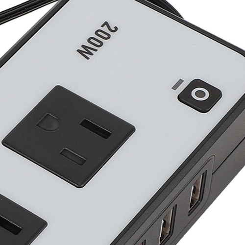 Inversor De Corriente Para Auto De 200w, 12v-110v, Pd 20w