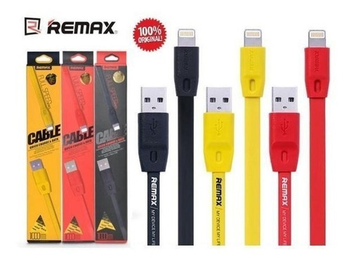 Cable Usb Remax iPhone 5- 5s- 6- 6s  1000mm Carga Rapida