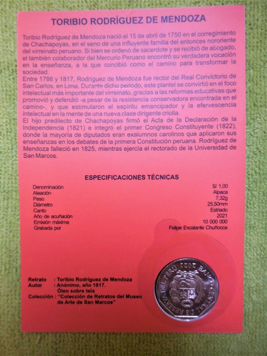 Imagen 2 de 2 de Constructores De La República Toribio Rodríguez De Mendoza