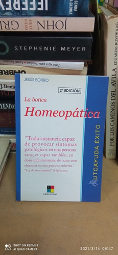 Libro La Botánica Homeopática. Jesús Borro