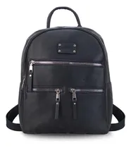 Comprar Lincolns Memphis Mochila 3 Bosillos Al Frente Correas A Tono Dama Color Negro
