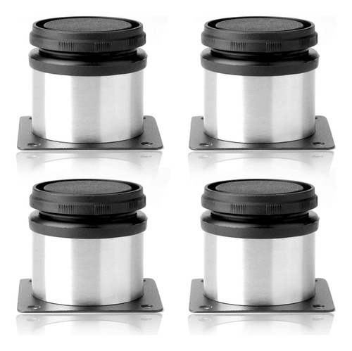 4 Pata Cocina Redonda Acero Inoxidable Ajustabl Muebl Para X