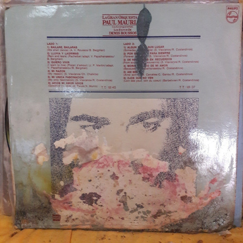 Vinilo Paul Mauriat Los Exitos De Demis Roussos O2