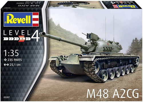 Imagen 1 de 6 de Tanque M48 A2 Cg - 1/35 Revell 03287