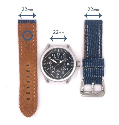 Malla Correa Cuero Reloj Ref.363