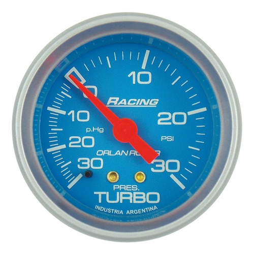 Manovacuómetro De Turbo Línea Racing Orlan Rober (celeste)
