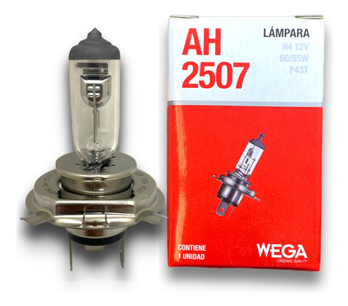 Lámpara H4 12v 60/55w Halogena Estandar Premium Autos Motos