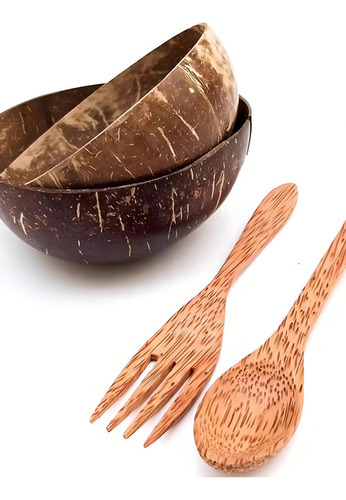 .s Cuenco De Cáscara De Coco Para Ensalada De Frutas Y