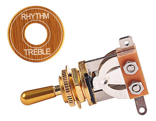// Selector De Pastillas De Guitarra Eléctrica Dorado