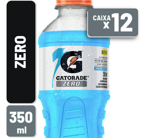 Isotônico Gatorade Zero Frutas Silvestres Pet 350ml C/12 Und