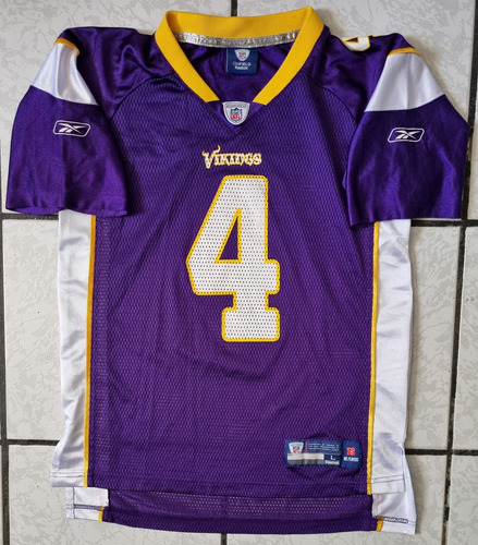 Jersey Vikingos Minnesota Nfl Reebok On Field Brett Favre S