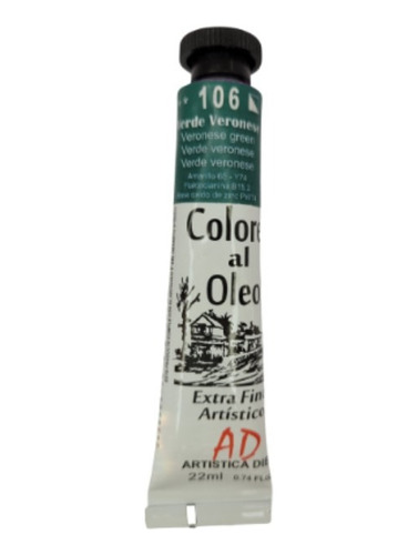 Oleo Artística Dibu Extra Fino Ad 22 Ml Colores Óleo Verde Veronese