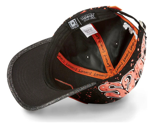 Gorra Capslab Looney Tunes Bugs Bunny Original Negro Unico Lisa