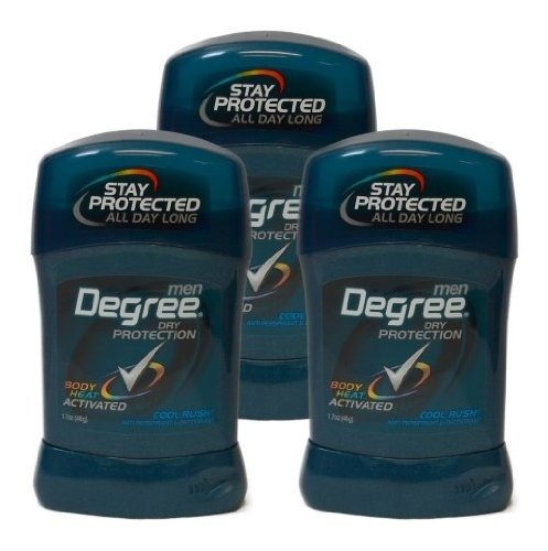 Desodorante Degree Cool Rush Para Hombres (3 Unidades)