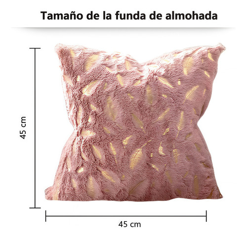 Dos Piezas De Funda De Cojín De Felpa Para Sala De Estar Lila