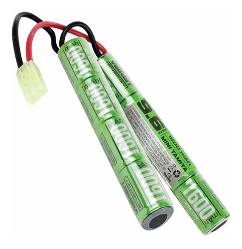 Bateria Pila Recargable Airsoft Valken 9.6v 1600mah Xtreme