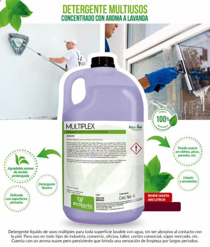 Multiplex, Limpiador Multiusos Concentrado Aroma Lavanda