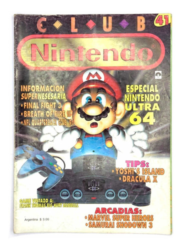 Revista Club Nintendo Número #41 1996