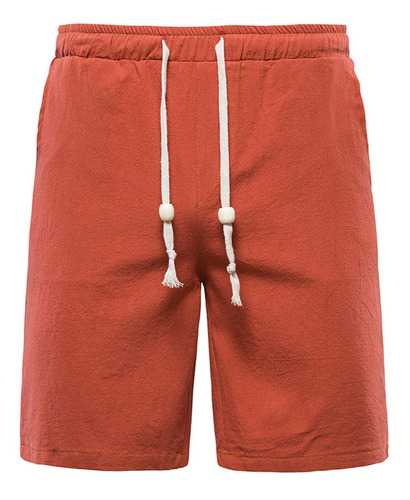 Pantalones Cortos Para Hombre, Talla Grande, Cintura Elástic