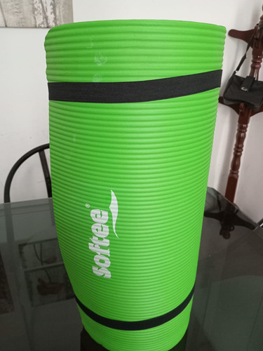 Colchoneta Mat Yoga Goma Eva 200 X 60cm X 1.5cm Verde (Usado)