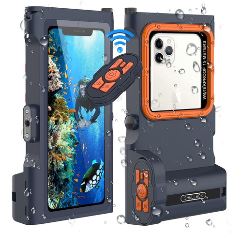 Capa Case Shellbox Controle Bluettoh Smartphone Impermeável