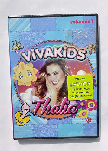 Thalia Dvd + Cd Viva Kids Dvd Cerrado