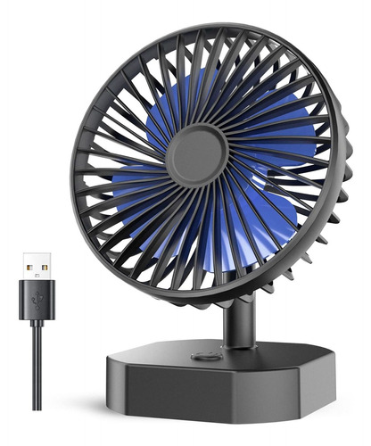 Ventilador Escritorio Pequeño Usb Mesa Portatil Fuerte