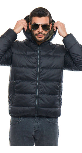 Campera Hombre Puffer Abrigo Premium Importada Reversible