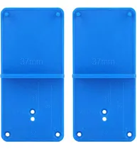 Comprar 2pcs Bisagra Agujero Plantilla Plantilla Bisagra Agujero Guí
